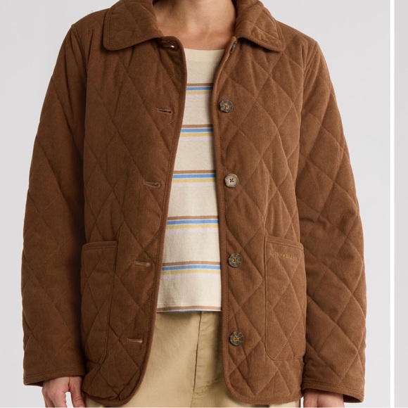Lucky Brand Jackets & Blazers - Lucky‎ Brand Women's Quilted Corduroy Barn Jacket. NWT. Size Medium